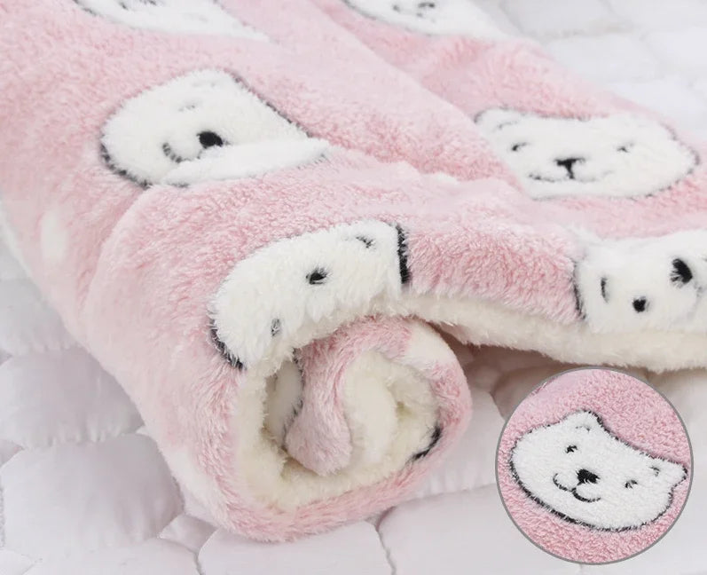 Lit pour chat rose