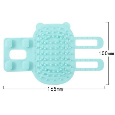 Brosse pour chat avec bretelles