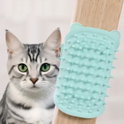Brosse pour chat vert