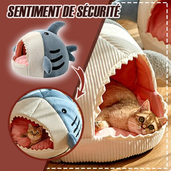 Niche pour chat - SharkCat™ - Chats Calins