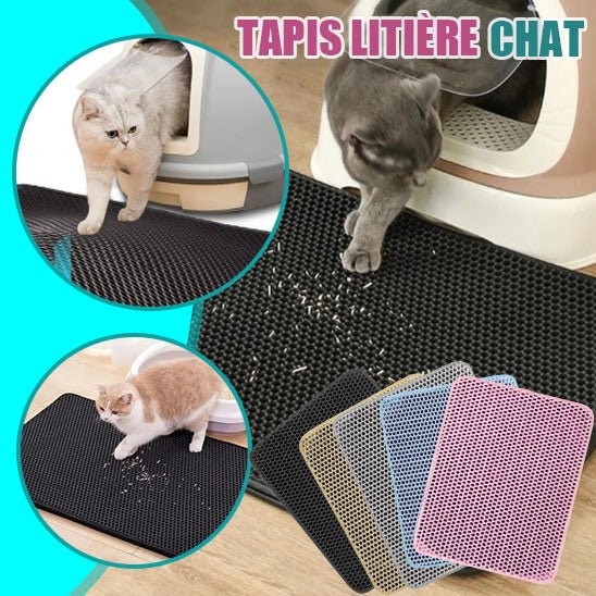 Tapis litière chat I MagicMat™ - Chats Calins