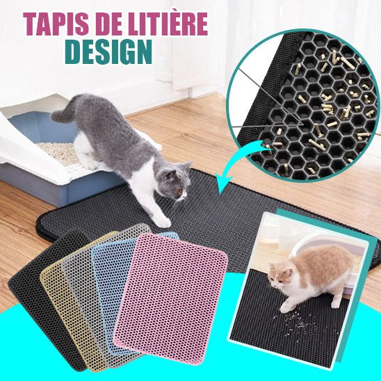 Tapis litière chat I MagicMat™ - Chats Calins