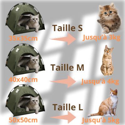 Niche pour chat - CatTente™ - LES DEUX CHATS