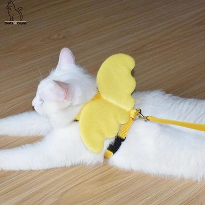 HarnessAngel™ | Harnais pour chat avec ailes d'ange - Chats Calins