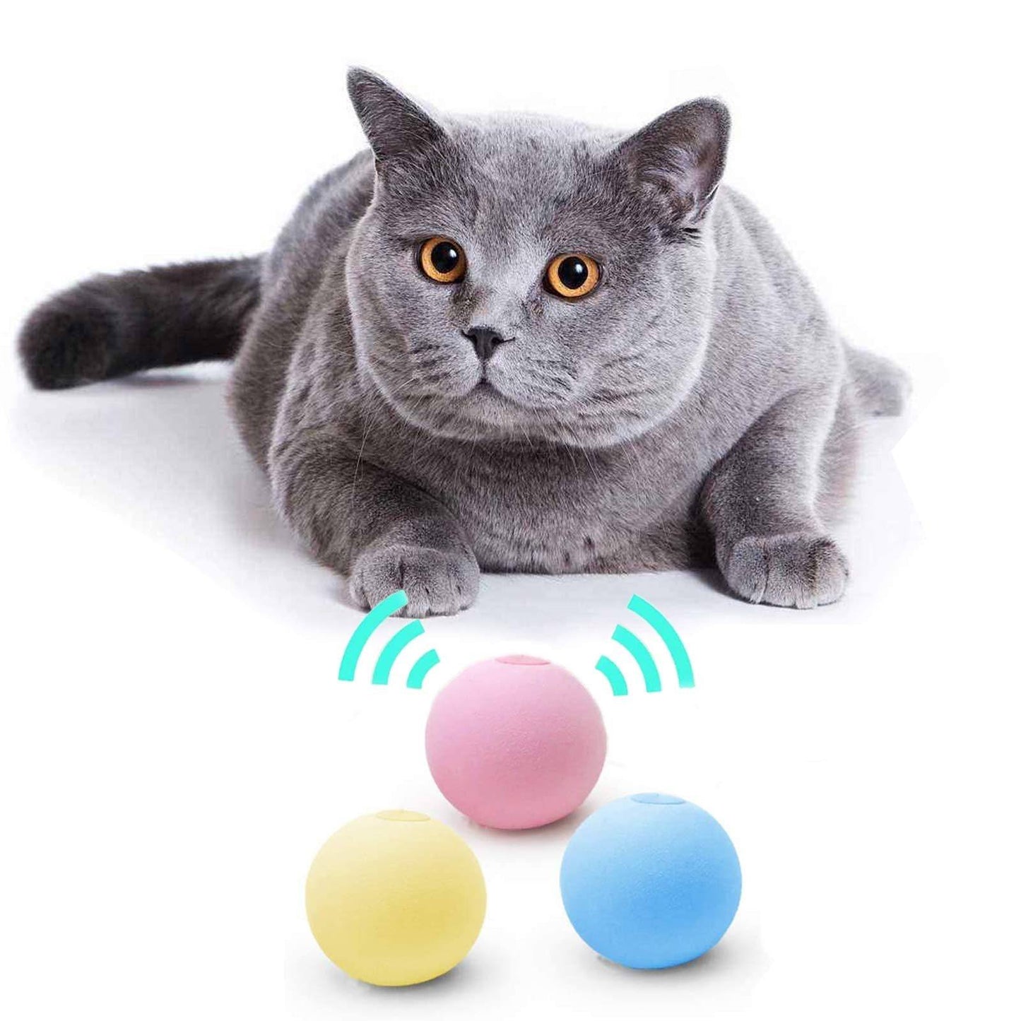 SmartBall™ - Balle intelligente d'apprentissage pour chat - Meow arena