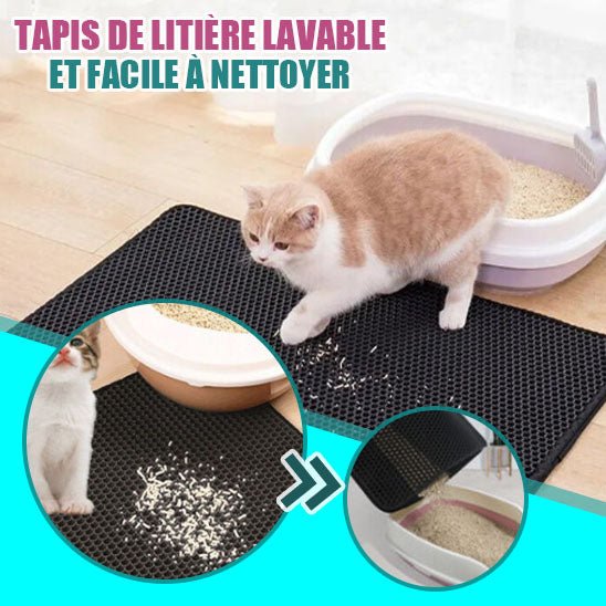 Tapis litière chat I MagicMat™ - Chats Calins